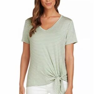 Matty M Side Tie Blouse